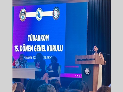 KADIN HAKLARI MERKEZİMİZ, TÜBAKKOM 15. DÖNEM GENEL KURULUNA KATILDI