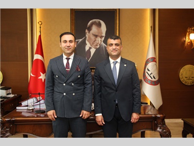 MERSİN CUMHURİYET SAVCISI NACİ TEKDEMİR’DEN BARO BAŞKANIMIZ AV. GAZİ ÖZDEMİR’E VEDA ZİYARETİ