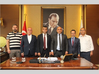 MHP YÖNETİMİNDEN BAŞKANIMIZ AV. GAZİ ÖZDEMİR’E ZİYARET