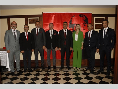 MERSİN BAROSU CUMHURİYET RESEPSİYONU DÜZENLEDİ