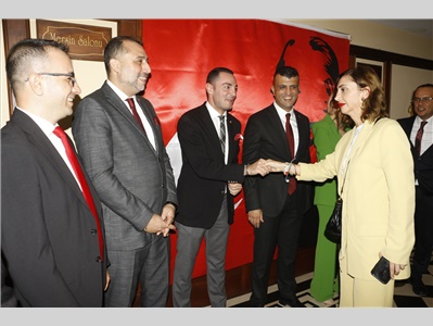 MERSİN BAROSU CUMHURİYET RESEPSİYONU DÜZENLEDİ