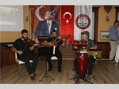 MERSİN BAROSU CUMHURİYET RESEPSİYONU DÜZENLEDİ
