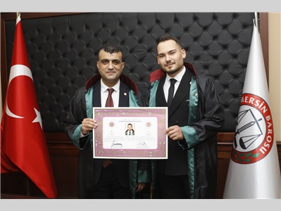 6 STAJYER AVUKATIMIZ CÜBBE GİYDİ
