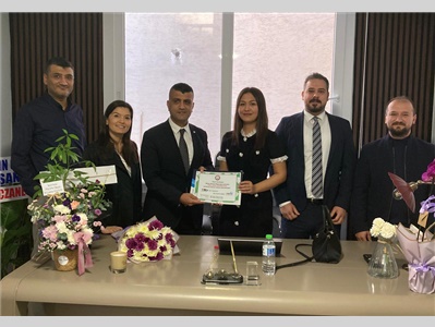 MESLEKTAŞIMIZIN OFİS AÇILIŞINA KATILDIK