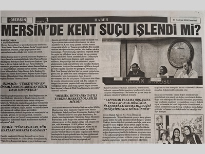 "Kent Hakkı, Kente Karşı İşlenen Suçlar" konulu panel düzenlendi