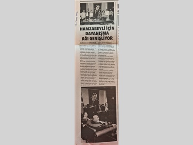 Hamzabeyli için dayanışma ağı büyüyor