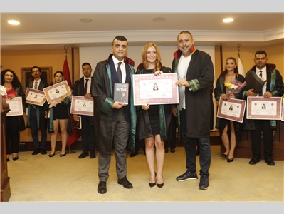 30 STAJYER AVUKATIMIZ CÜBBE GİYDİ