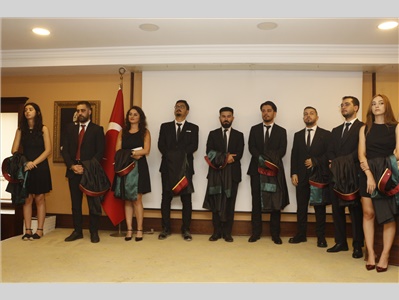 30 STAJYER AVUKATIMIZ CÜBBE GİYDİ