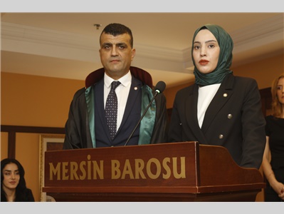 30 STAJYER AVUKATIMIZ CÜBBE GİYDİ