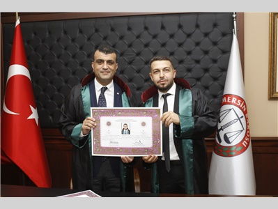 30 STAJYER AVUKATIMIZ CÜBBE GİYDİ