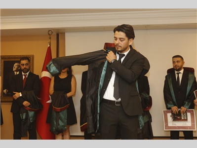 30 STAJYER AVUKATIMIZ CÜBBE GİYDİ