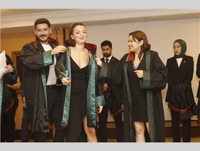 30 STAJYER AVUKATIMIZ CÜBBE GİYDİ