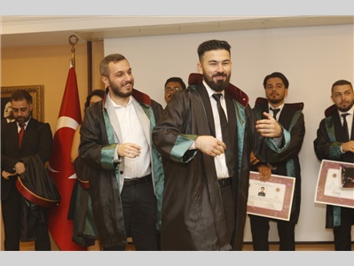 30 STAJYER AVUKATIMIZ CÜBBE GİYDİ