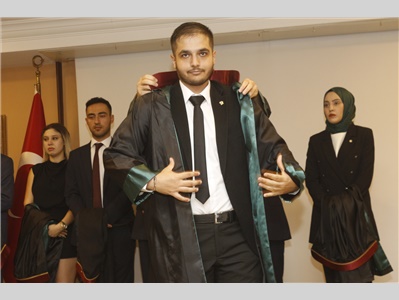 30 STAJYER AVUKATIMIZ CÜBBE GİYDİ