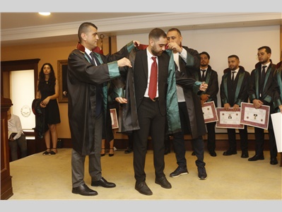 30 STAJYER AVUKATIMIZ CÜBBE GİYDİ