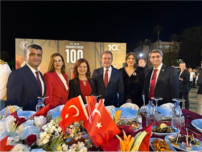 BAŞKANIMIZ, MERSİN VALİLİĞİ’NİN DÜZENLEDİĞİ CUMHURİYET RESEPSİYONU’NA KATILDI