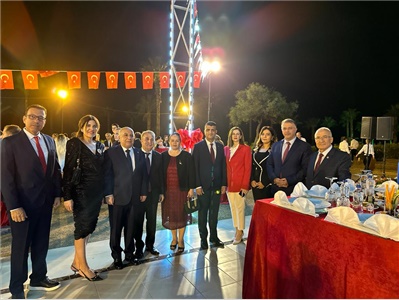 BAŞKANIMIZ, MERSİN VALİLİĞİ’NİN DÜZENLEDİĞİ CUMHURİYET RESEPSİYONU’NA KATILDI