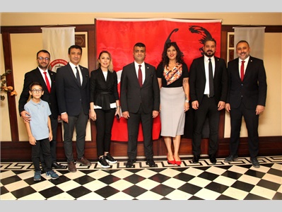 MERSİN BAROSU CUMHURİYET RESEPSİYONU DÜZENLEDİ