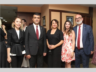 MERSİN BAROSU CUMHURİYET RESEPSİYONU DÜZENLEDİ