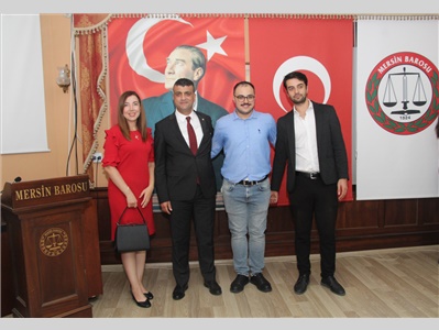 MERSİN BAROSU CUMHURİYET RESEPSİYONU DÜZENLEDİ