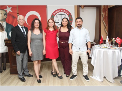 MERSİN BAROSU CUMHURİYET RESEPSİYONU DÜZENLEDİ