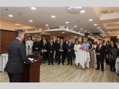 MERSİN BAROSU CUMHURİYET RESEPSİYONU DÜZENLEDİ