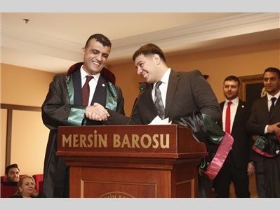 32 STAJYER AVUKATIMIZ CÜBBE GİYDİ