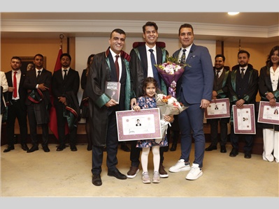 32 STAJYER AVUKATIMIZ CÜBBE GİYDİ