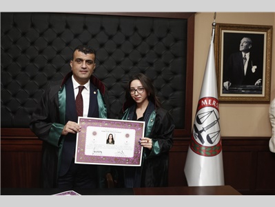 32 STAJYER AVUKATIMIZ CÜBBE GİYDİ