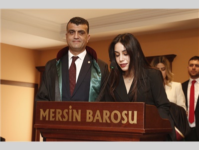 32 STAJYER AVUKATIMIZ CÜBBE GİYDİ