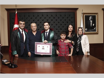 32 STAJYER AVUKATIMIZ CÜBBE GİYDİ
