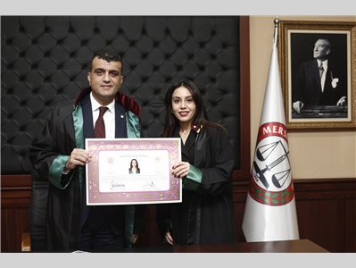 32 STAJYER AVUKATIMIZ CÜBBE GİYDİ
