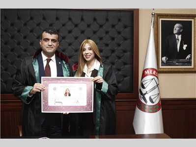 32 STAJYER AVUKATIMIZ CÜBBE GİYDİ