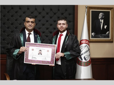 32 STAJYER AVUKATIMIZ CÜBBE GİYDİ