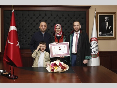 32 STAJYER AVUKATIMIZ CÜBBE GİYDİ
