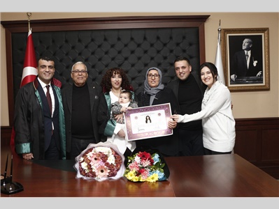 32 STAJYER AVUKATIMIZ CÜBBE GİYDİ