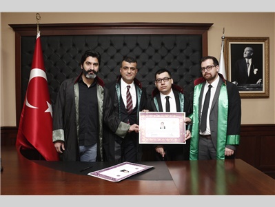 22 STAJYER AVUKATIMIZ CÜBBE GİYDİ