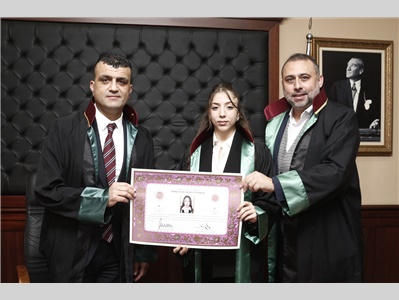 22 STAJYER AVUKATIMIZ CÜBBE GİYDİ