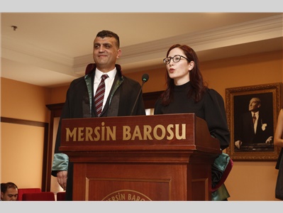 22 STAJYER AVUKATIMIZ CÜBBE GİYDİ