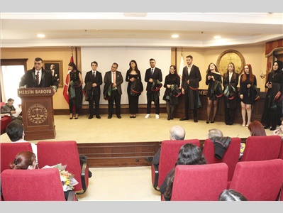 22 STAJYER AVUKATIMIZ CÜBBE GİYDİ
