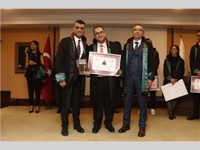 22 STAJYER AVUKATIMIZ CÜBBE GİYDİ