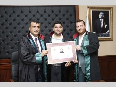 8 STAJYER AVUKATIMIZ CÜBBE GİYDİ