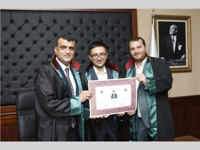 8 STAJYER AVUKATIMIZ CÜBBE GİYDİ