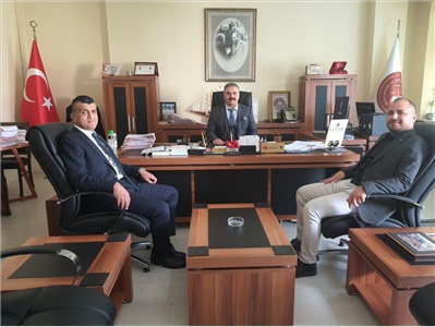 TARSUS CUMHURİYET BAŞSAVCI VEKİLİ OSMAN TEZCAN’A ZİYARET