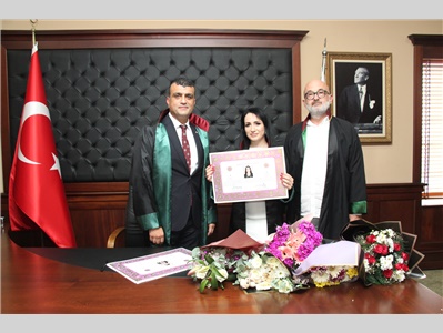 18 STAJYER AVUKATIMIZ, AVUKATLIK RUHSATNAMELERİNİ ALDI