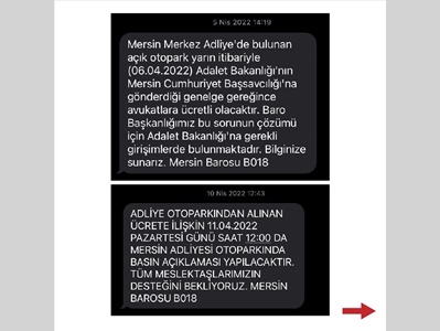 AVUKATLARA ÜCRETSİZ OTOPARK TAHSİSİNE İLİŞKİN DETAYLI AÇIKLAMA