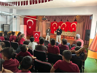 ÇHM TARSUS TEMSİLCİLİĞİMZDEN, OKULUN DIŞ YAPIMINA DESTEK