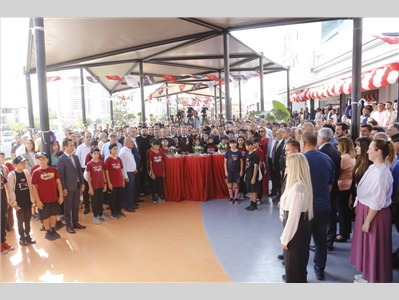 Başkanımız, Mercan 100. Yıl İklim ve Bilim Merkezi açılışına katıldı