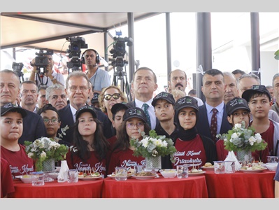 Başkanımız, Mercan 100. Yıl İklim ve Bilim Merkezi açılışına katıldı