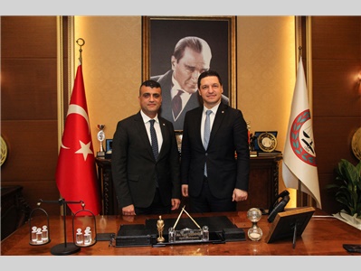 ADANA BAROSU BAŞKANI AV. VOLKAN BÖKE’DEN, BARO BAŞKANIMIZ AV. GAZİ ÖZDEMİR’E NEZAKET ZİYARETİ